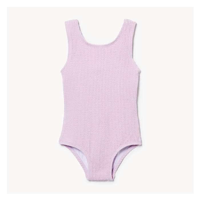 Baby Girls' Textured Swimsuit